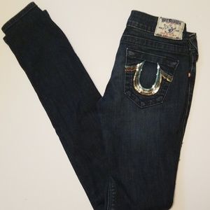 True Religion skinny Jean's sz 26 EUC